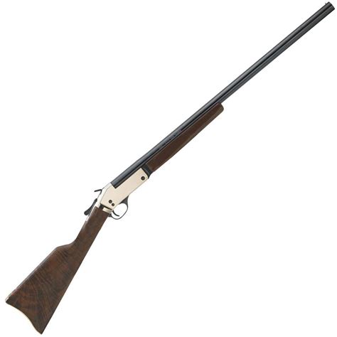 Bullseye North Henry Singleshot Break Open Shotgun 12 Gauge 28 Barrel Walnut Stock Silver