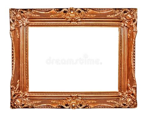 Baroque Frame On White Stock Photo Image Of Antique 107670332