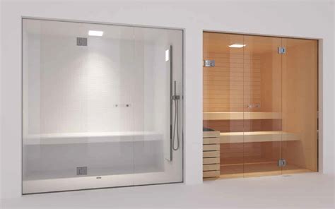 Glass Steam Room And Sauna Contemporary Home Gym Other By Steam And Sauna Innovation