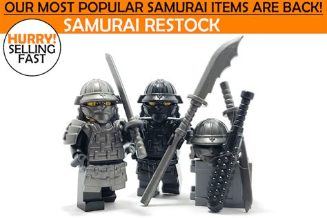 Samurai Restock Our Most Popular Samurai Items Are Back Brickwarriors