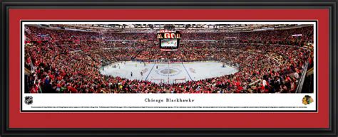 Chicago Blackhawks Panoramic Picture United Center Chicago