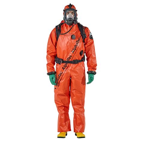 Chemical Suit Gas Tight Alphatec Tr Light Type L Orange