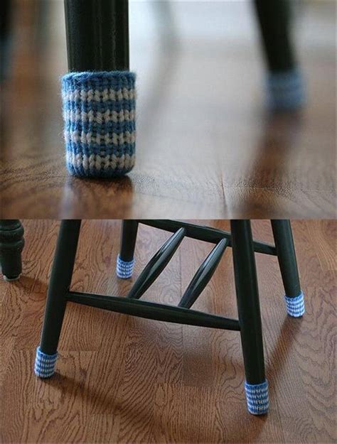 They come in various sizes to accommodate large and small screws, and once installed, they're a nice secure fastener. 21 DIY Chair Leg Protectors - Cute Furniture Protectors