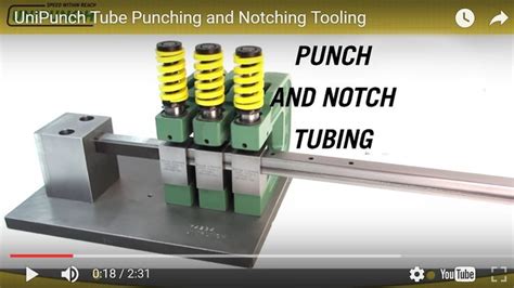 Unipunch Tube Punching And Notching Tooling Tube Punch Tools