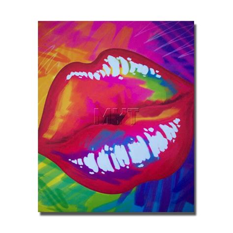 The Sexy Red Lip Painting Wall Art Home Decoration Home Decor Decorative Fine Art Pictures
