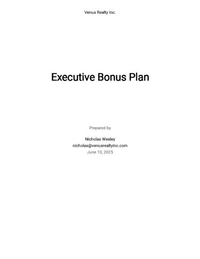 Free 12 Sample Bonus Plan Templates In Pdf