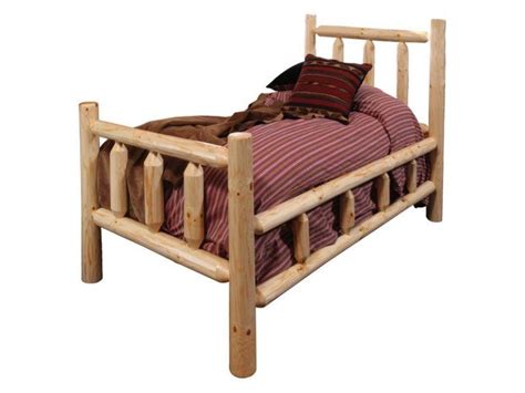 Amish Rustic Pine Twin Bed Brandenberry Amish Furniture