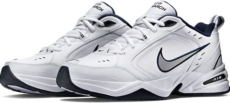 Nike Air Monarch Iv Mens Extra Wide Width 4e Shoes Whitemetallic