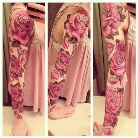 30 Fabulous Floral Sleeve Tattoos For Women Floral Sleeve Tattoos