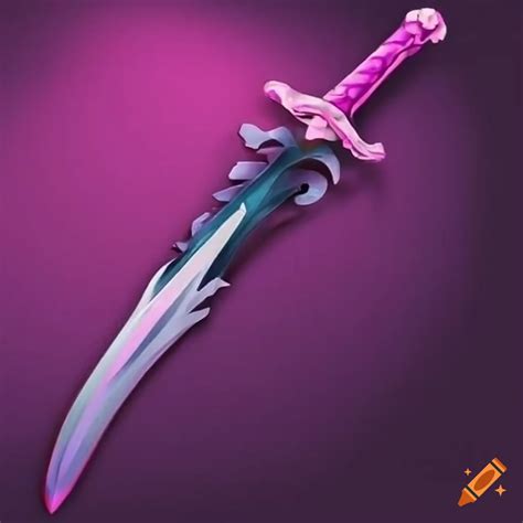 pink fantasy sword on craiyon