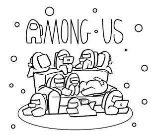 You have been chosen as an impostor. Among Us coloring Pages