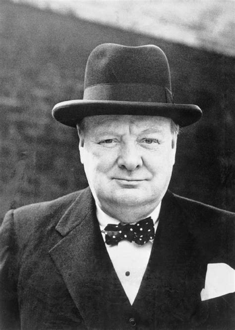 Photo Portrait Of Winston Churchill Taken In London England United