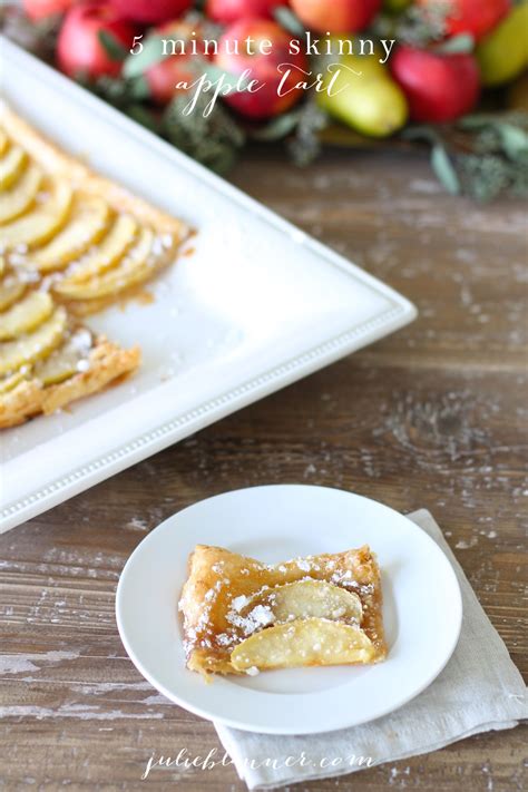 5 Minute Skinny Apple Tart Recipe Easy Fall Dessert