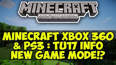 Minecraft Xbox 360 And Ps3 Tu17 Info New Game Mode Adventure Mode