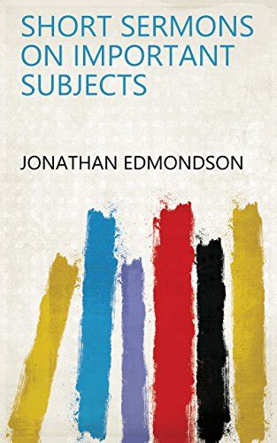 Amazon Short Sermons On Important Subjects EBook Jonathan