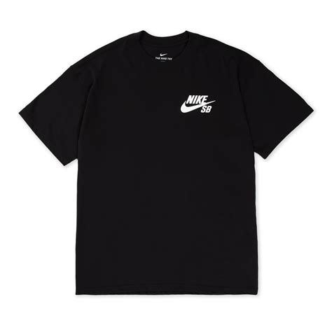 Nike Sb Logo T Shirt Blackwhite Dc7817 010 Consortium