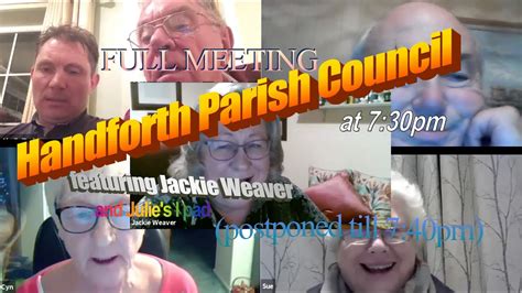Full Video Of The Extraordinary Meeting Of The Handforth Parish Council Feat Jackie Weaver