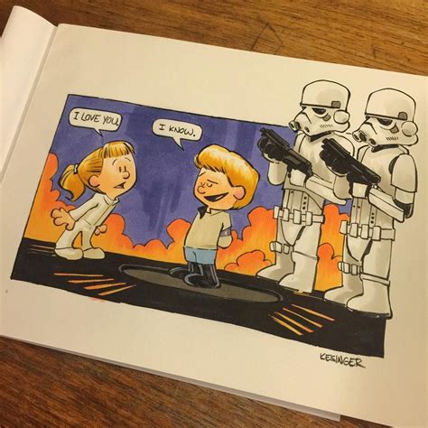 Storm Troopers X Calvin And Hobbes Star Wars Drawings Star Wars Cartoon Star Wars Comics