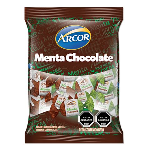 Caramelo Arcor Menta Chocolate 140gr Alberdisa