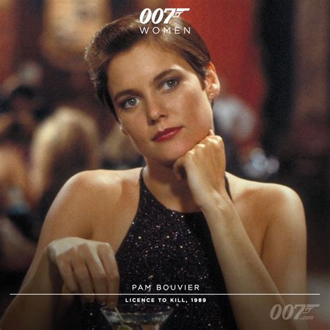 Licence To Kill Carey Lovell As Pam Bouvier James Bond James Bond