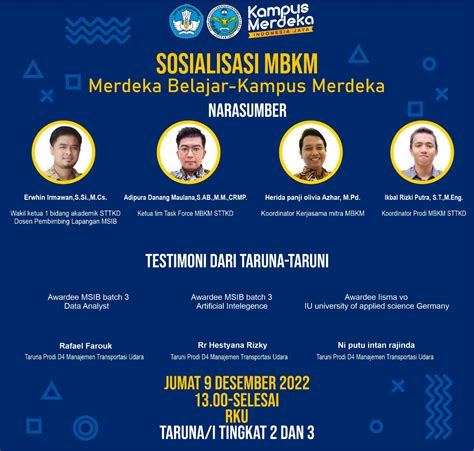 Sosialisasi Merdeka Belajar Kampus Merdeka Mbkm Sttkd Yogyakarta Sttkd