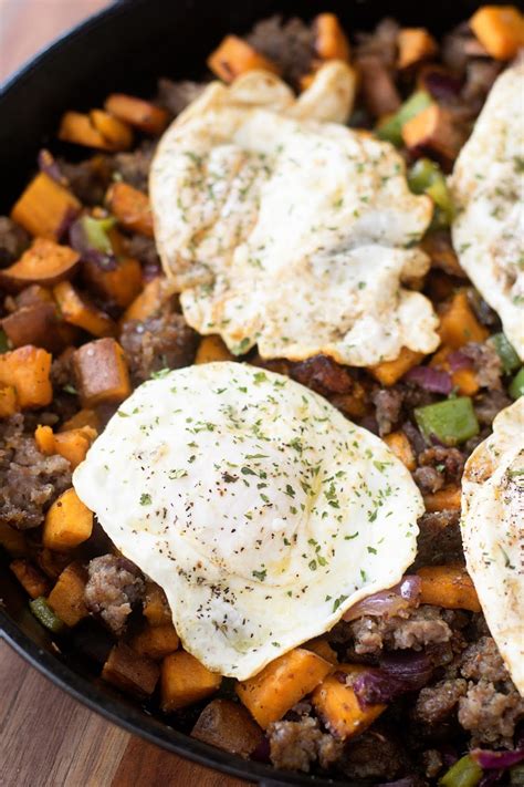 Sweet Potato Hash With Egg Recipe The Kitchen Wife