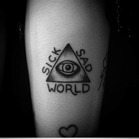 Tattoo Uploaded By Rcallejatattoo The All Seeing Eye Sick Sad World