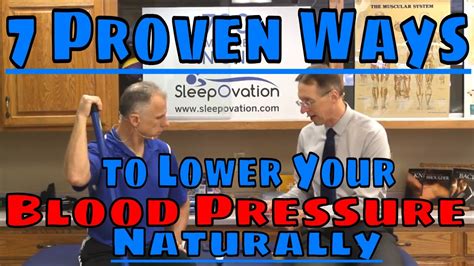 7 Proven Ways To Lower Your Blood Pressure Naturally Youtube