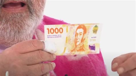 Lanata Mostr El Nuevo Billete De Con La Cara De San Mart N Perfil