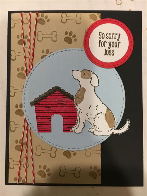Stampin Up Happy Tails Stamp Set Pet Sympathy Cards Dog Cards Pet
