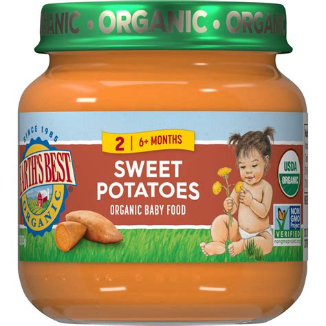 Best first foods for baby. Sweet Potatoes Stage 2 Jarred Baby Food | Earth's Best Organic