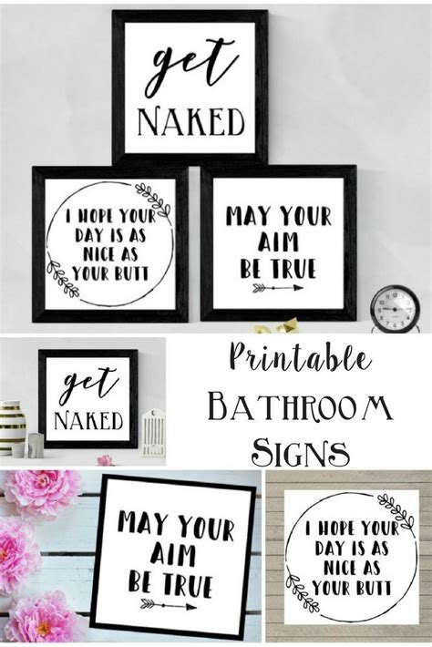 Humor Free Printable Funny Bathroom Signs Trendecors
