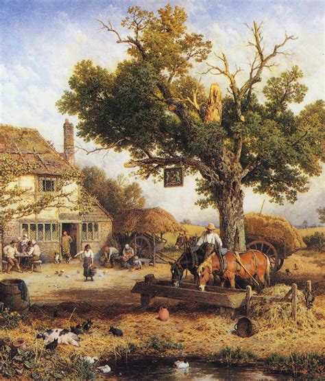 Great British Art The Country Inn By Myles Birket Foster