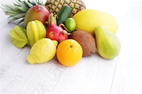 Fresh Tropical Fruits Stock Photo Image Of Health Nutrient 41379362