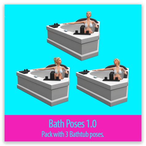 Bathtub Poses For The Sims 4