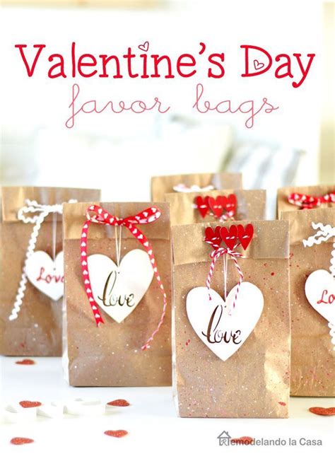 Valentines Day Favor Bags Valentines Day Bags Valentine Ts For