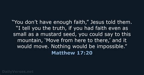 Matthew 1720 Bible Verse Nlt