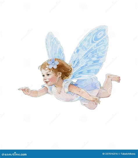 Illustrated Fairy Child Stock Photo Illustration Of Sprite 237016316