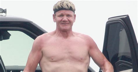 Gordon Ramsay Proud To Show Of His Toned Body As Half The Naked Chef On