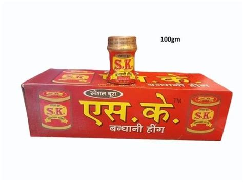 Gm Sk Bandhani Hing Packaging Type Container At Rs Piece In