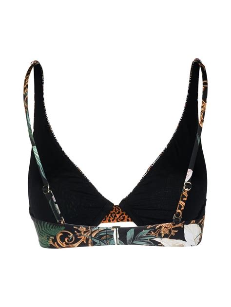 Camilla Tiger Print Bikini Top Farfetch