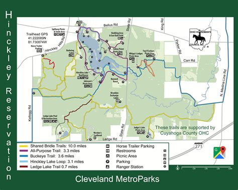 Cleveland Metroparks Hinckley Reservation Ohio Horsemans Council Inc