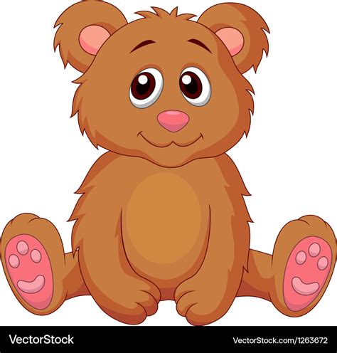 Brown Bear Cub Cartoon