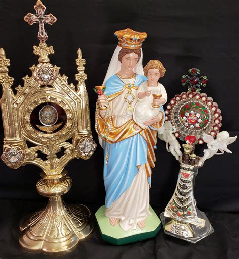 Our Lady Of The Most Blessed Sacrament And The Infant Jesus Etsy Canada