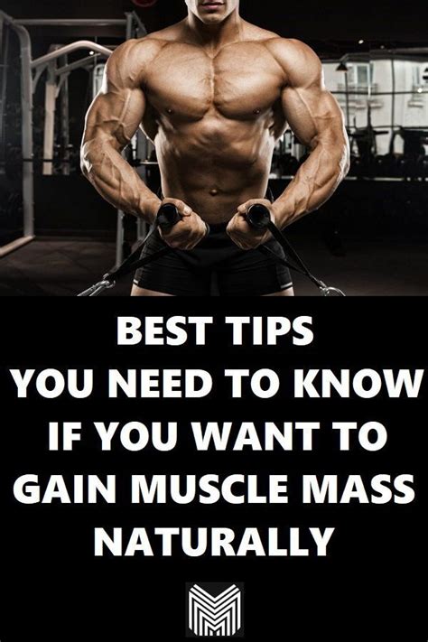 Best Tips You Need To Know If You Want To Gain Muscle Mass Naturally