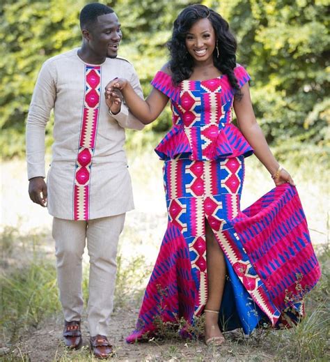 Elegant And Glamorous African Wedding Dresses In Kente