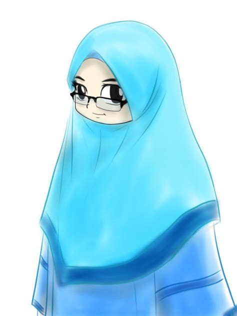 Blue Hijab Muslimah By Alaudeen313 On Deviantart