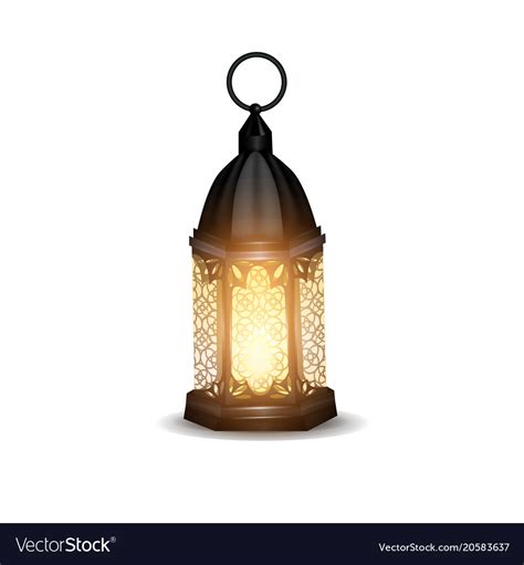 Ramadan Kareem Arabic Lantern Royalty Free Vector Image