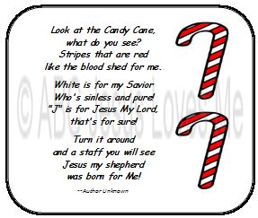 Eternal sweet compassion a gift from god above. Candy Cane Poem | Our Out-of-Sync Life
