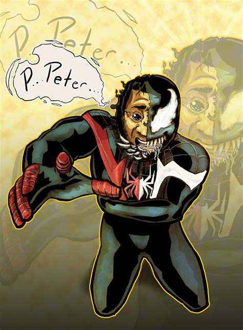 Artstation Miles Morales Spider Man Venom